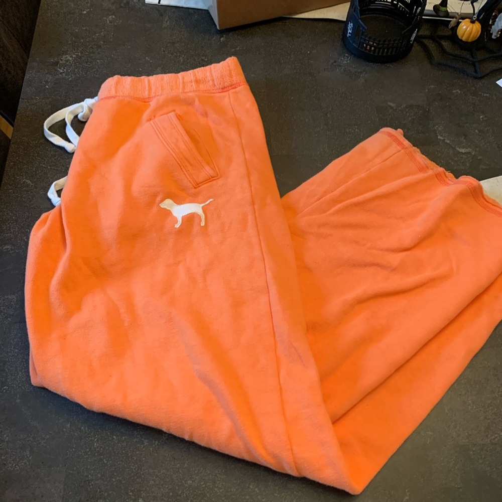 Pink boyfriend sweatpants